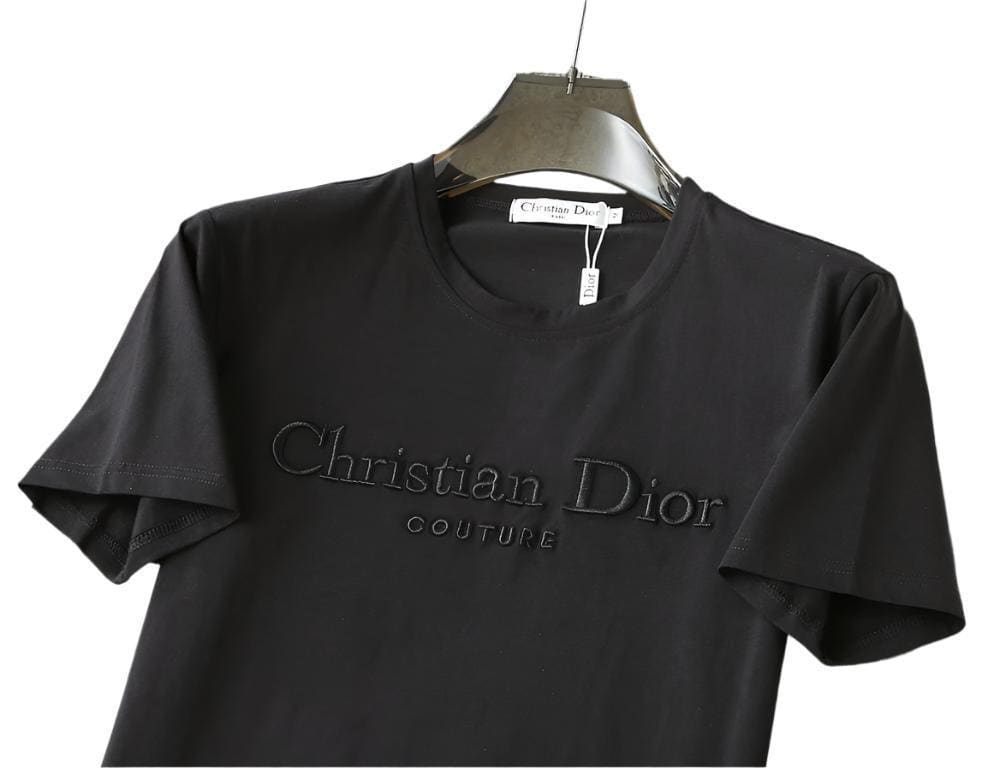 Dior T-Shirt Without Collar 'Black'