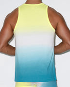 Dip Dye Relaxed Tank Breeze Blue