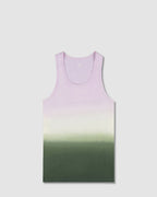 Dip Dye Relaxed Tank Lilac Green