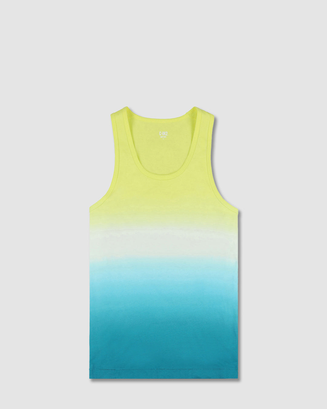 Dip Dye Relaxed Tank Breeze Blue