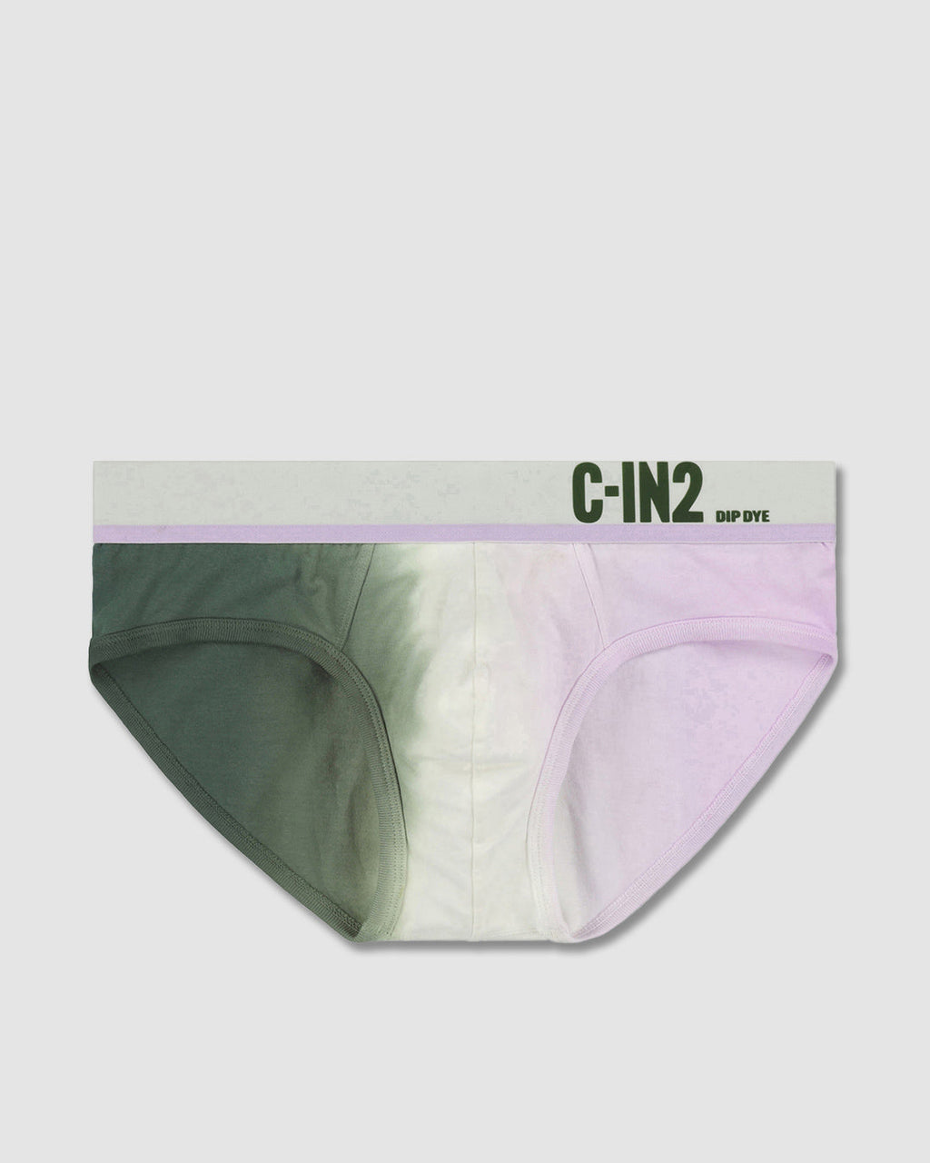 Dip Dye Low Rise Brief Lilac Green
