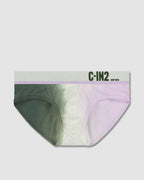 Dip Dye Low Rise Brief Lilac Green