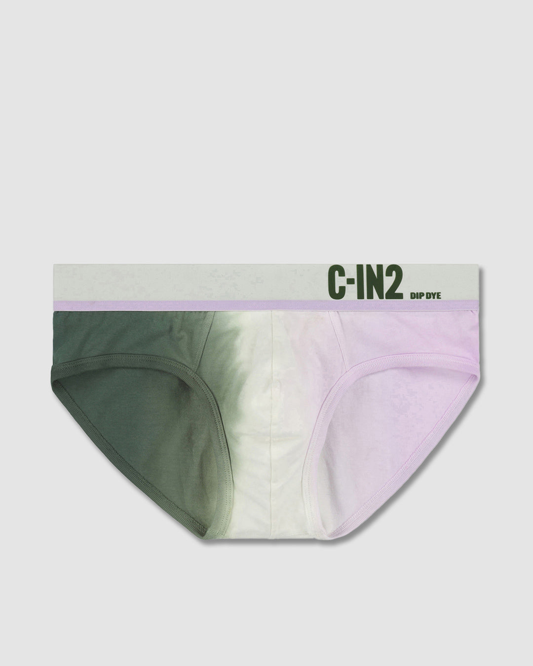Dip Dye Low Rise Brief Lilac Green