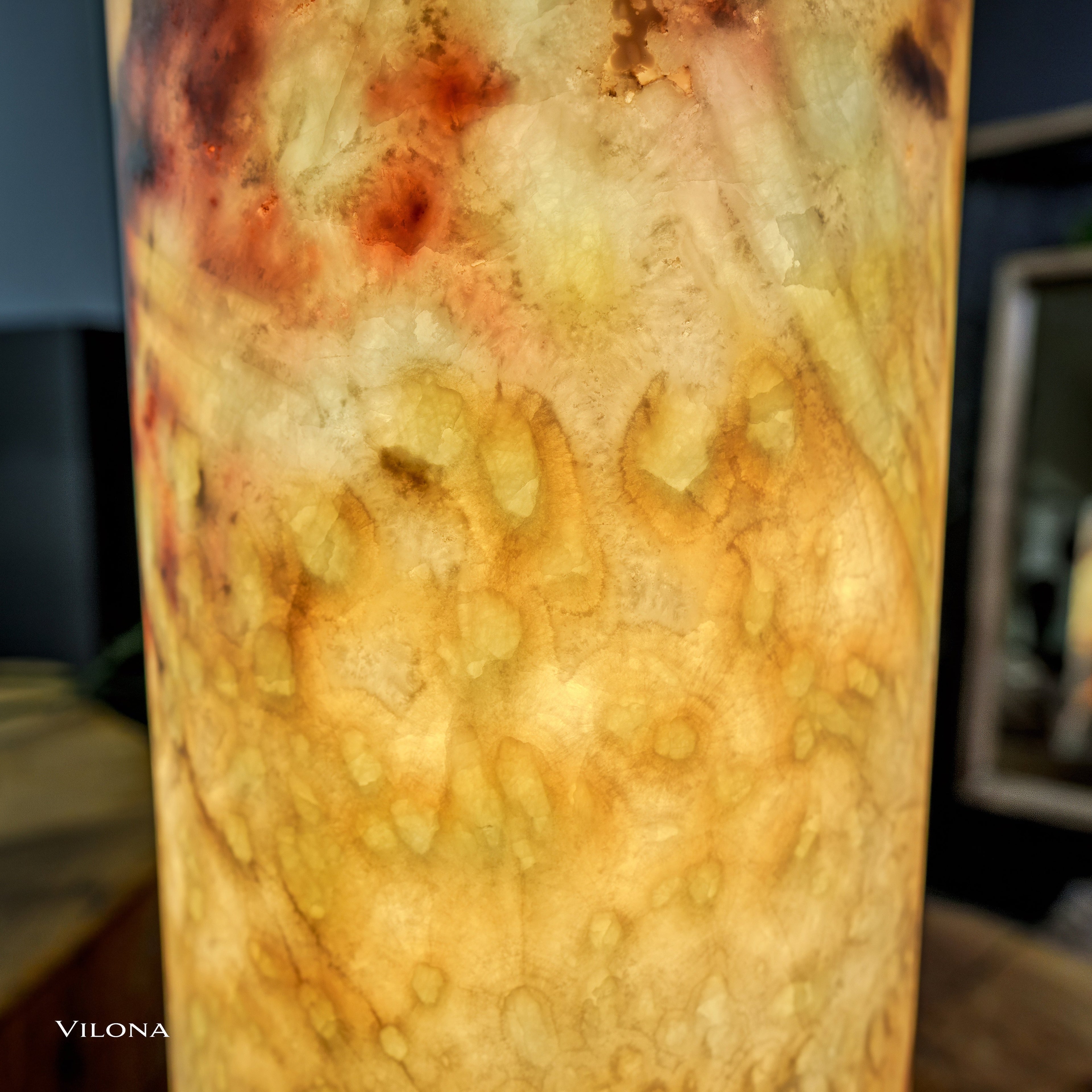 Divina Claire Onyx Table Lamp (1 Of 1)