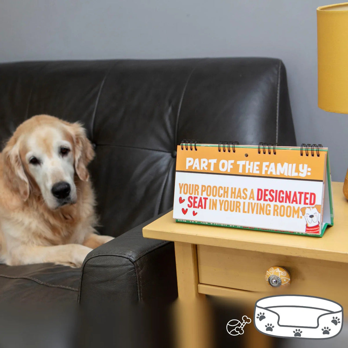 50 Ways to Spoil Your Dog - Funny Kitchen Office Desk Spiral Flip Book Signs