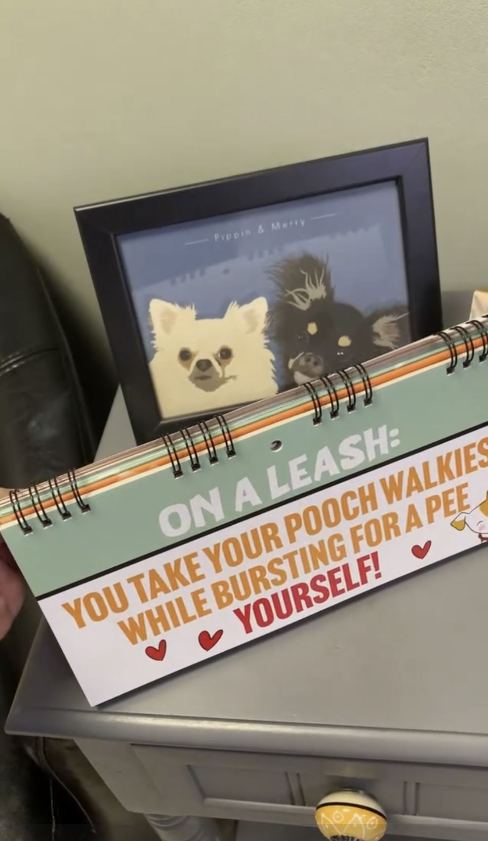 50 Ways to Spoil Your Dog - Funny Kitchen Office Desk Spiral Flip Book Signs