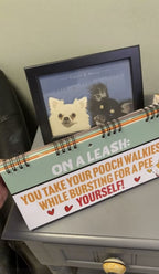 50 Ways to Spoil Your Dog - Funny Kitchen Office Desk Spiral Flip Book Signs