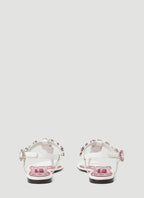 Dolce & Gabbana Women Crystal Embellished Majolica Sandals