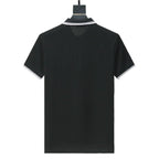 Dolce Gabbana Black T-Shirt With Collar