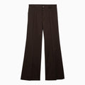 Dolce&Gabbana Brown Flared Cotton Trousers