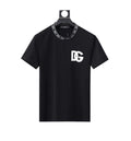 Dolce & Gabbana T-Shirt Without Collar 'Black & White'
