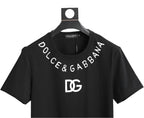 Dolce & Gabbana T-Shirt Without Collar 'Black & White'