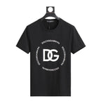 Dolce & Gabbana T-Shirt Without Collar 'Black & White'