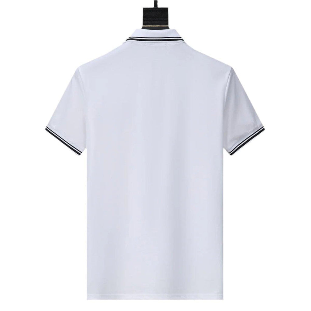 Dolce Gabbana White T-Shirt With Collar