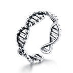 925 Sterling Silver Oxidized Ring for Women