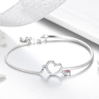 925 Sterling Silver Bracelet 19cm for Women