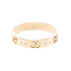 Gucci Icon Ring — Pink Gold, Same Bold Logo