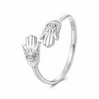 925 Sterling Silver Pavé Setting CZ Ring for Women