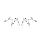 925 Sterling Silver Oxidized Earrings for Women
