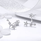 925 Sterling Silver Pavé Setting Earrings for Women