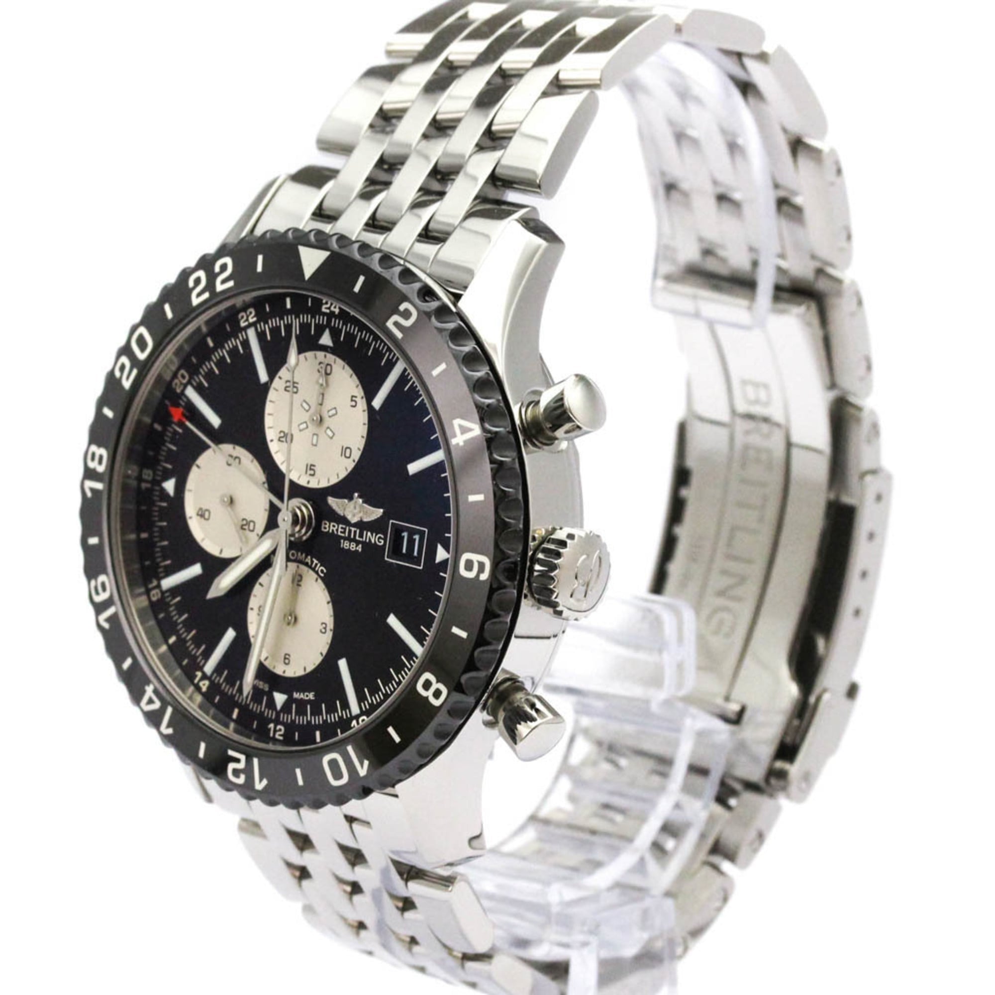 Breitling Chronoliner Chronograph Steel Automatic Mens Watch — Y24310BR