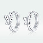925 Sterling Silver Plated Platinum Earrings for Women