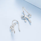 925 Sterling Silver Earrings 1.8cm x 1.0cm for Women
