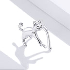 S925 Oxidized Silver Earrings for Women