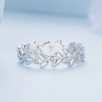 925 Sterling Silver Ring with CZ - Size 6.0 - Classic Style for Women