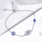 925 Sterling Silver Bracelet 22cm Length 0.9*2.2cm for Women