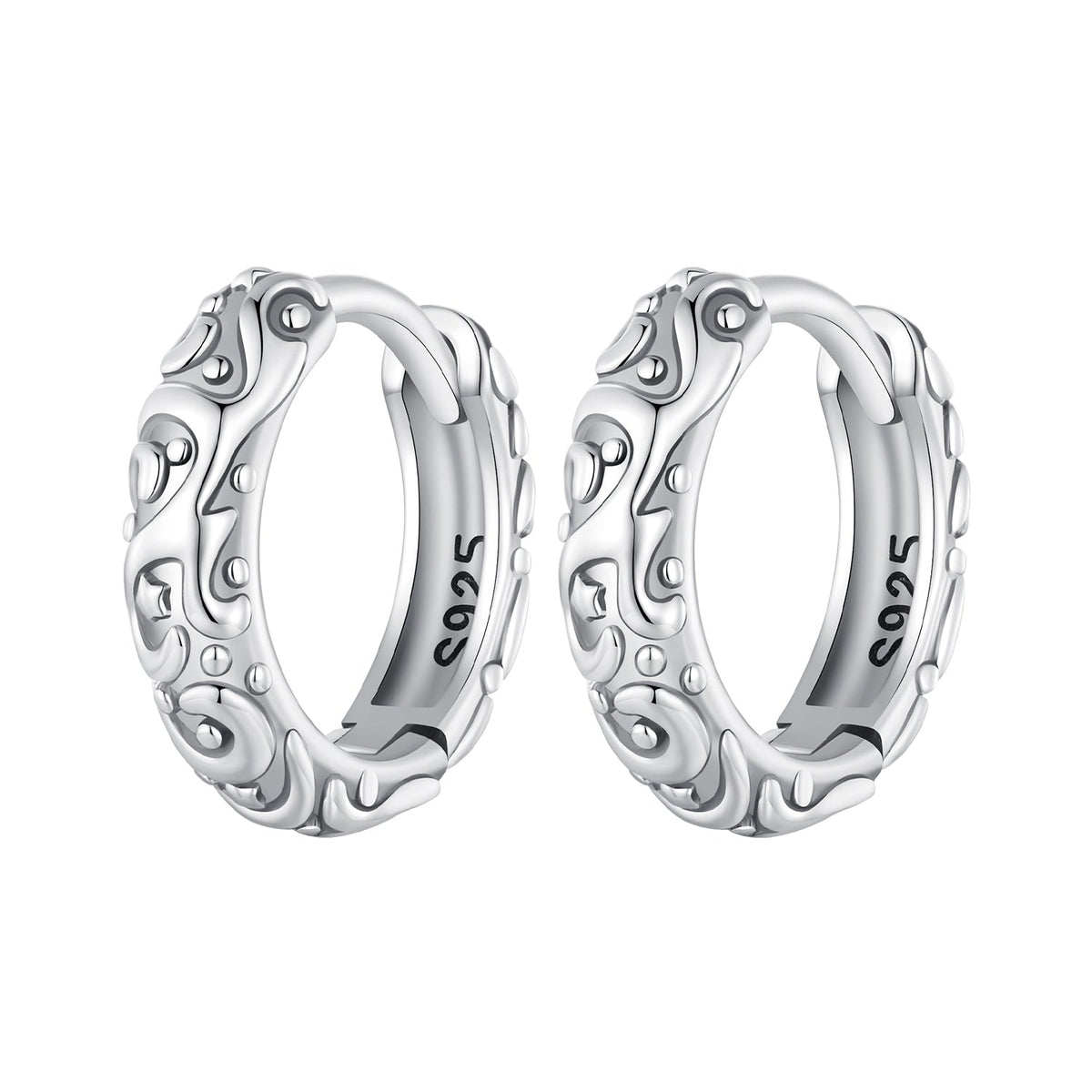925 Sterling Silver Oxidized Earrings for Women