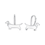 925 Oxidized Silver Earrings 17mm for Women