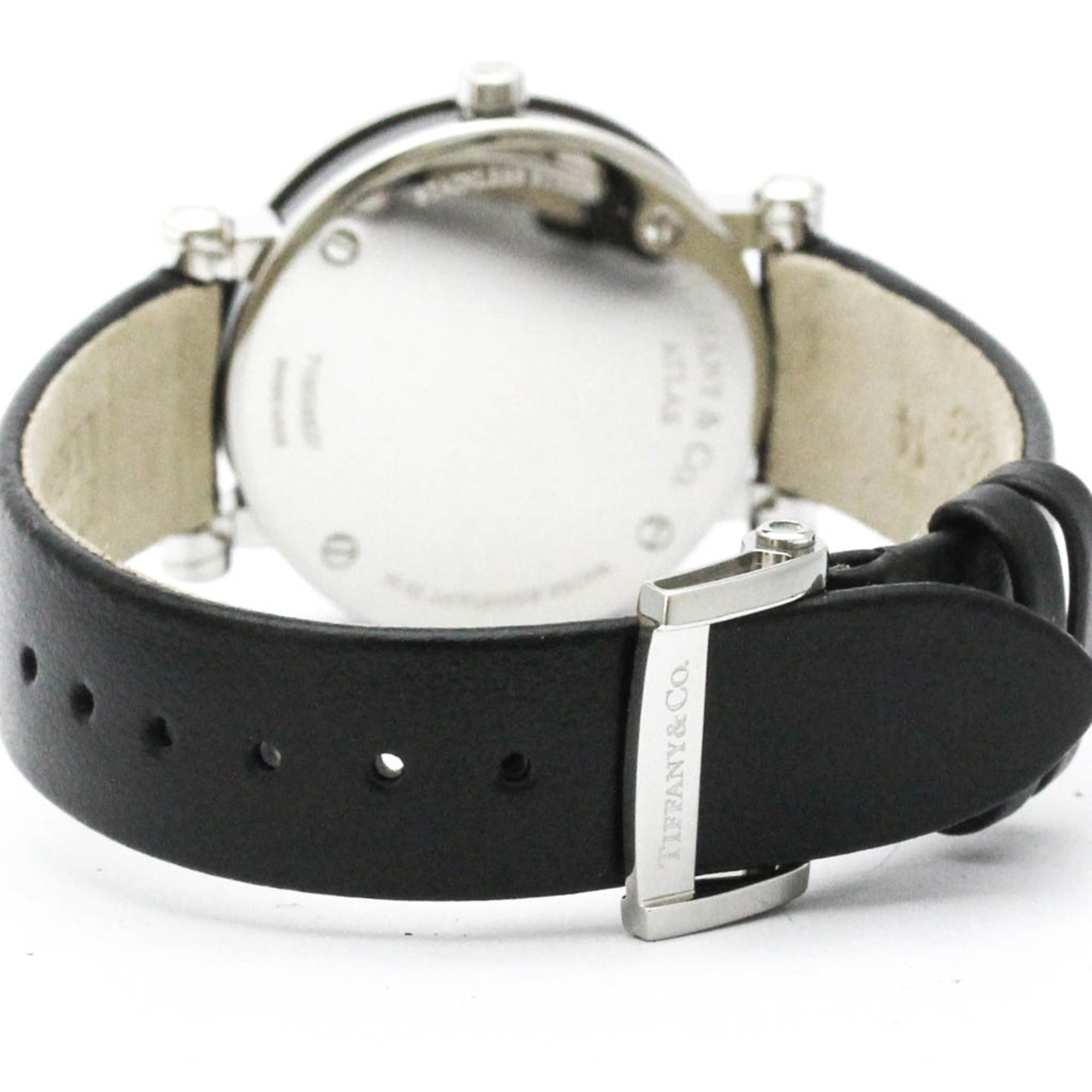 Tiffany & Co. Atlas Black Ceramic & Steel Quartz Watch — TZ13001111A10A41A