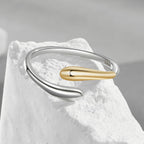 925 Sterling Silver & Plated Gold & Plated White Gold Rings
