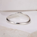 925 Sterling Silver Oxidized 0.18cm Ring