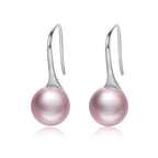 925 Sterling Silver Oxidized Pearl Earrings for Women