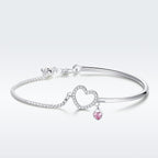925 Sterling Silver Bracelet 19cm for Women