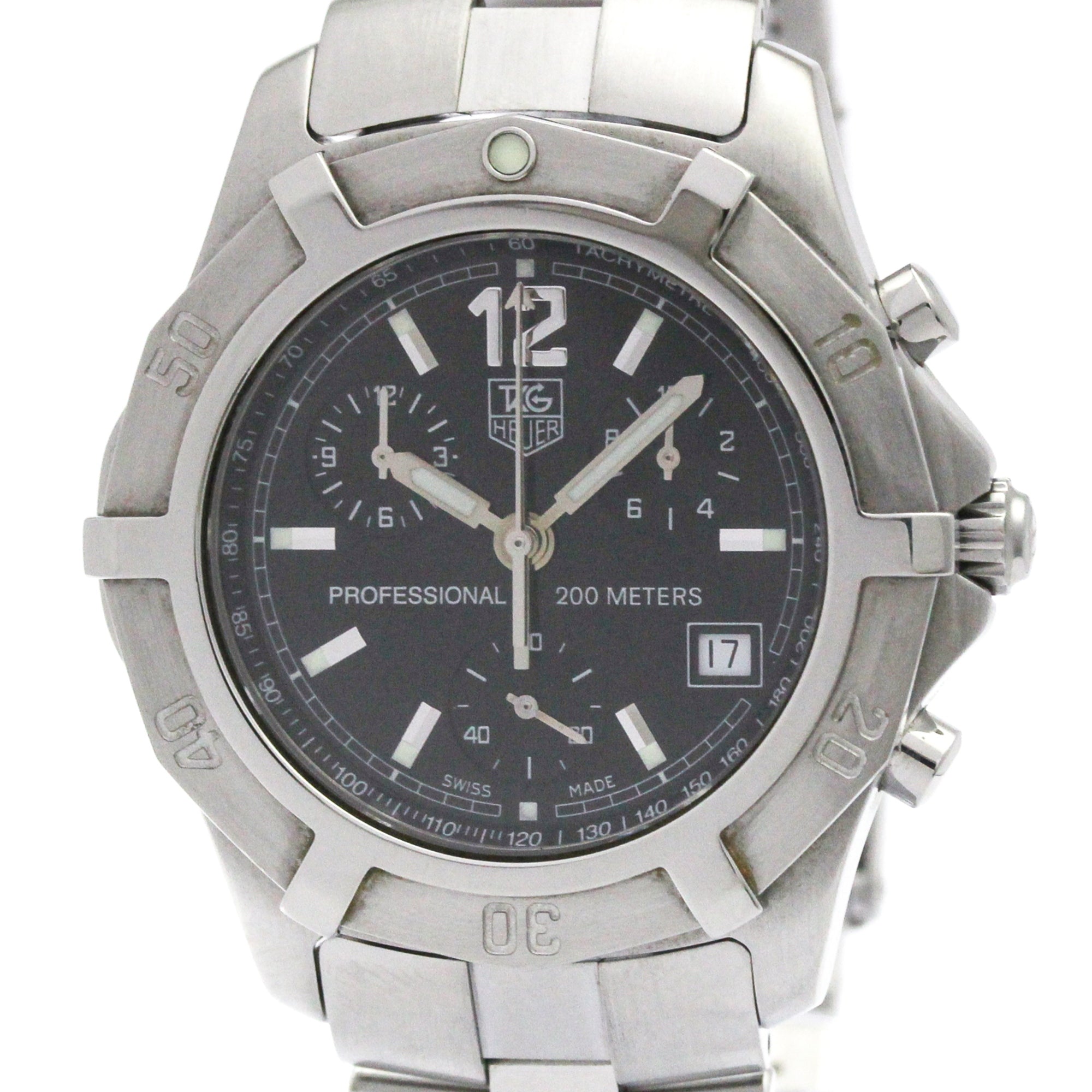 TAG Heuer 2000 Series Stainless Steel Quartz Mens Watch — CN1110.FC