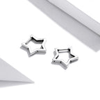 925 Sterling Silver Earrings 1.5cm x 1.7cm for Women