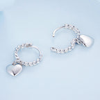 S925 Sterling Silver Earrings for Women with Platinum Plating