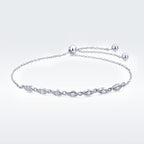925 Sterling Silver Bracelet 22cm for Women