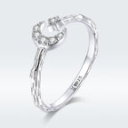 925 Sterling Silver Custom Ring with Pavé Setting CZ