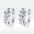 S925 Oxidized Silver Earrings 1.2*0.5cm for Women