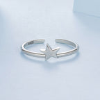 925 Sterling Silver Star Ring for Women