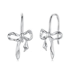 925 Sterling Silver Earrings 1.8cm x 1.0cm for Women