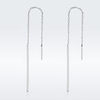 925 Sterling Silver Plated Platinum Earrings