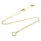 Van Cleef & Arpels Sweet Alhambra Necklace — Pearl, Gold, and Good Luck