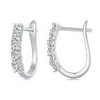 S925 Sterling Silver Moissanite Earrings 0.30 Carat for Women