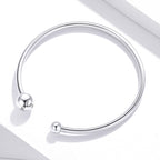 925 Silver Oxidized Pavé Setting CZ Bracelet