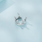 S925 Sterling Silver Earrings with Pavé Setting and CZ